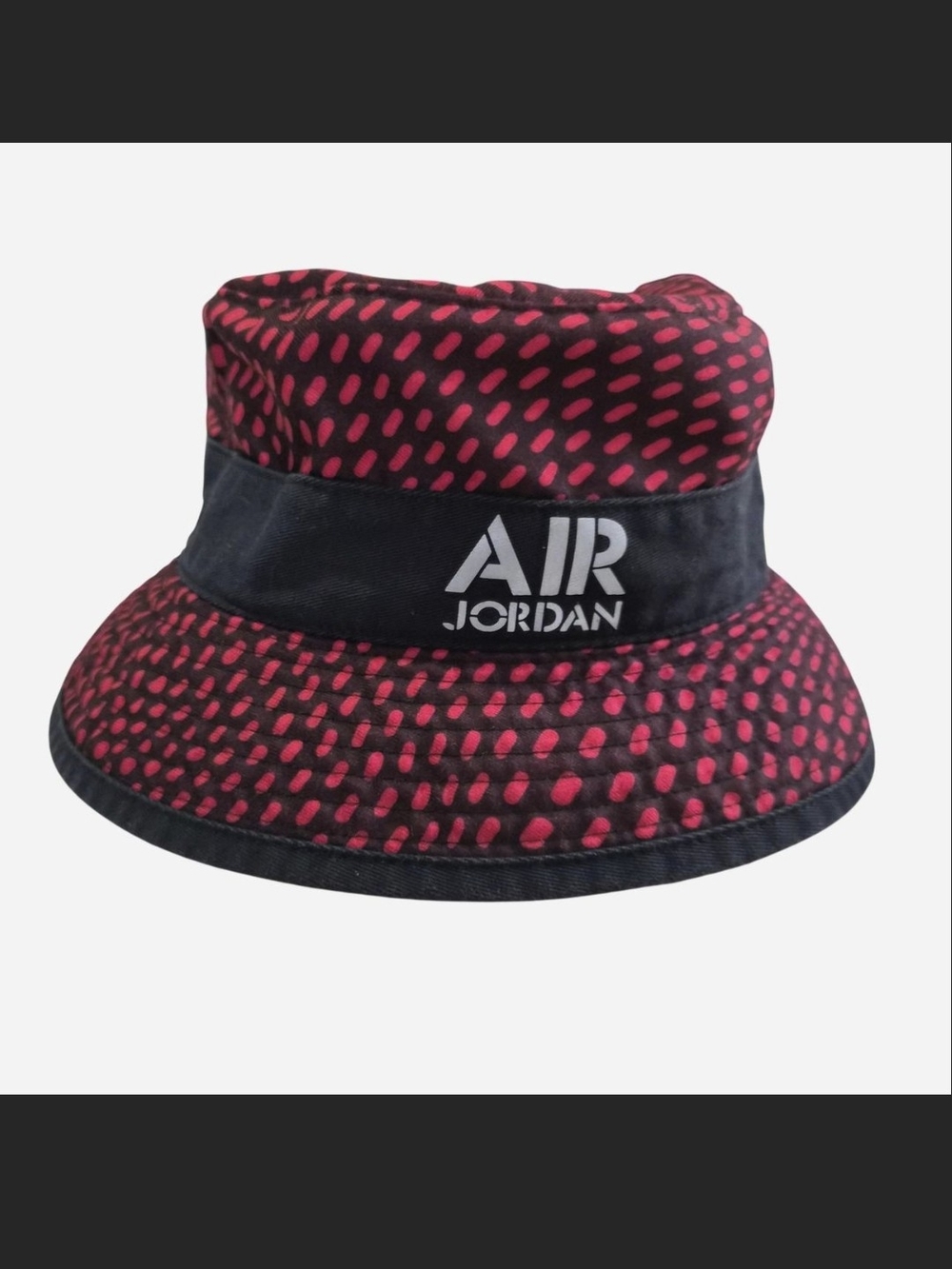 Jordan Kids' Hot Pink and Black Air Bucket Hat